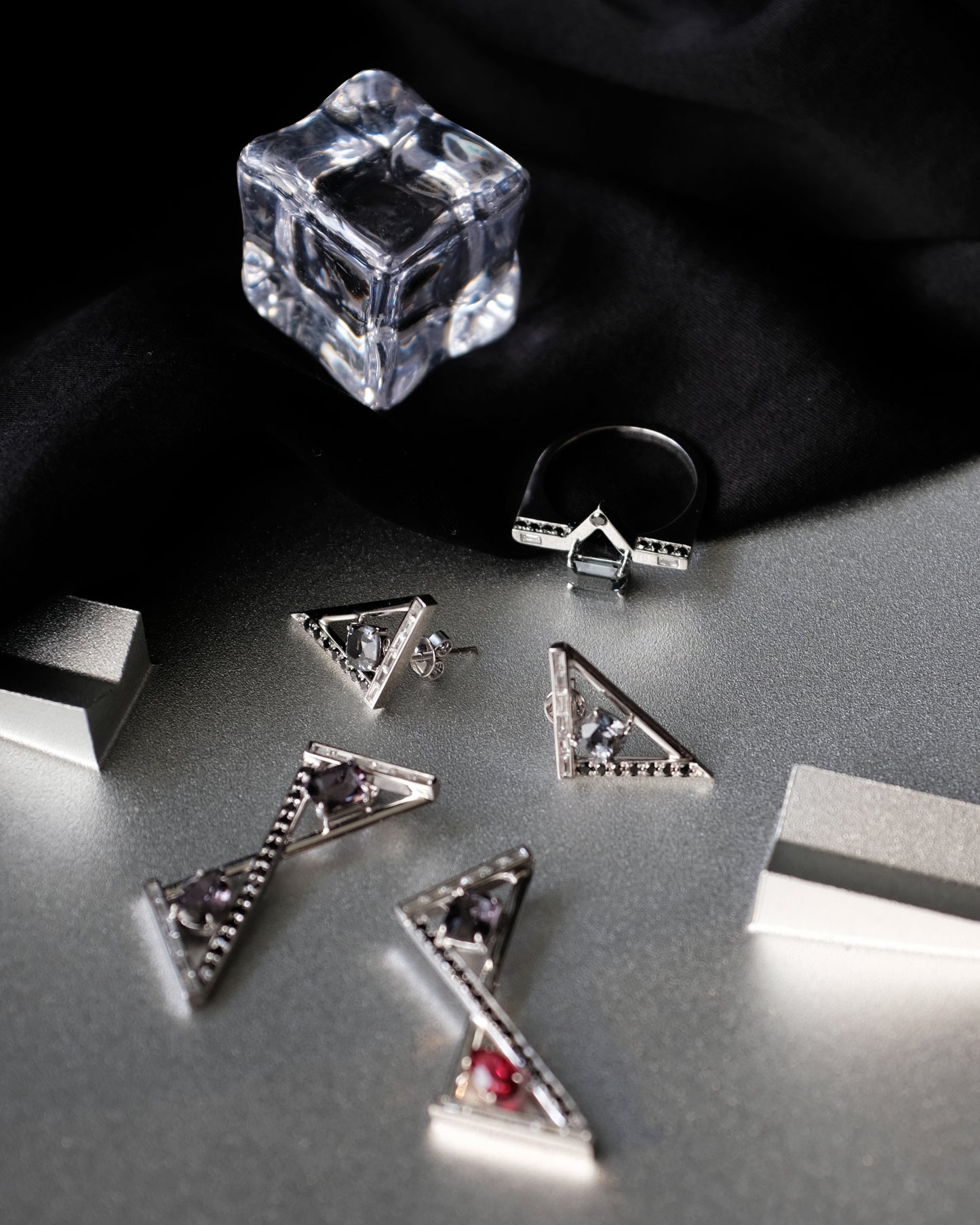 Essential Triangular Spinel Earrings